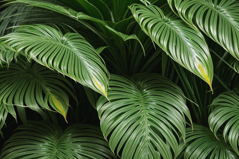 Collection of pet-safe houseplants including spider plant, Boston fern, areca palm, and calathea arranged together
