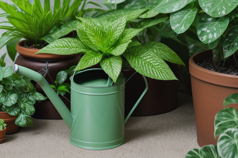 Proper plant watering techniques and tools